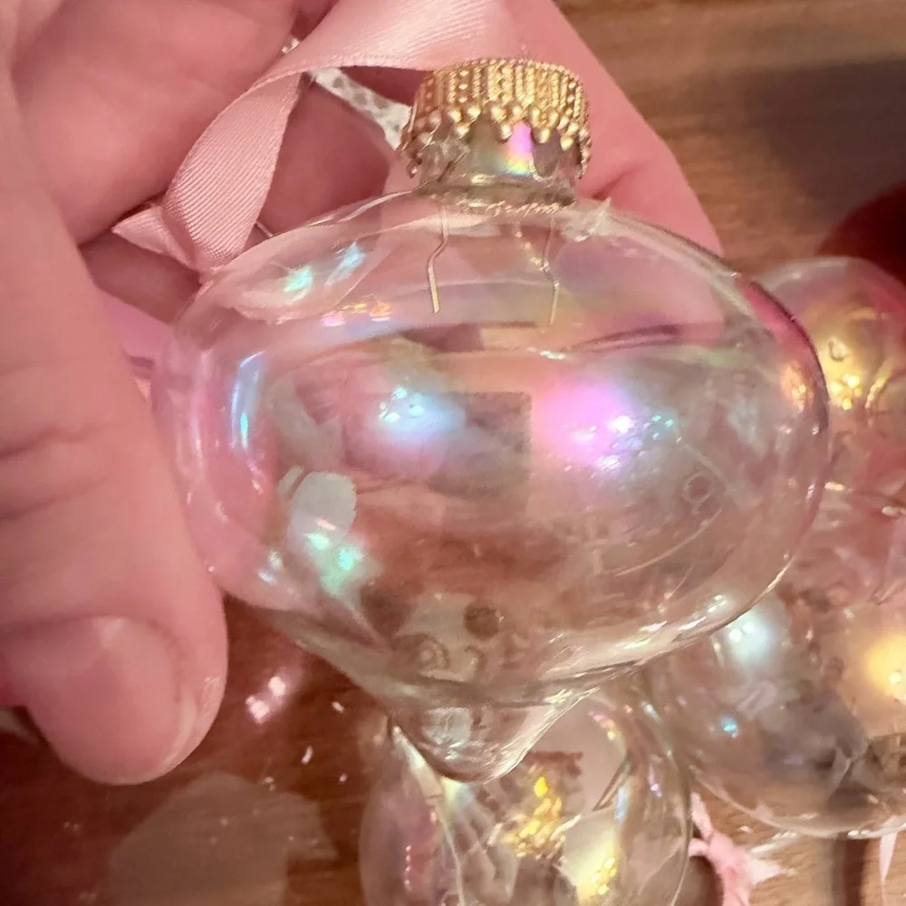 More Pink from Tootsie’s closet!!bottom reallyVibrant Pink Holiday Ornaments  o